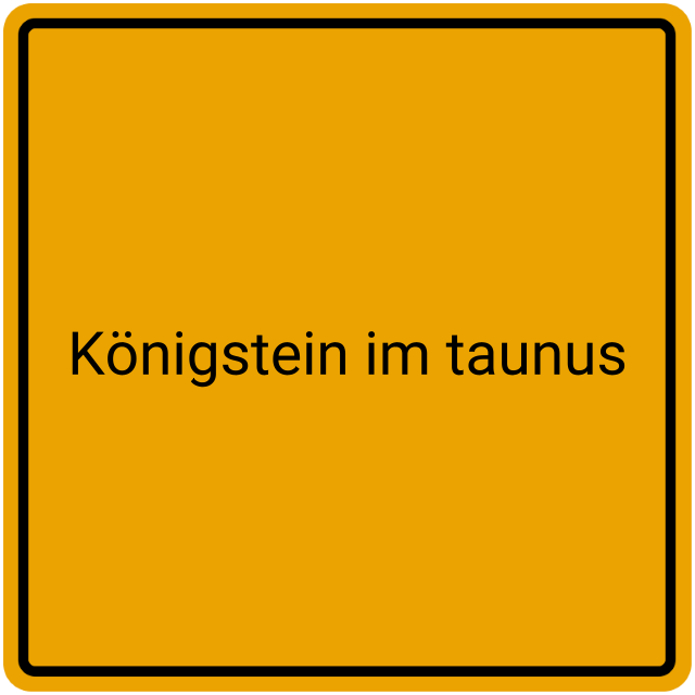 Meldebestätigung Königstein im Taunus